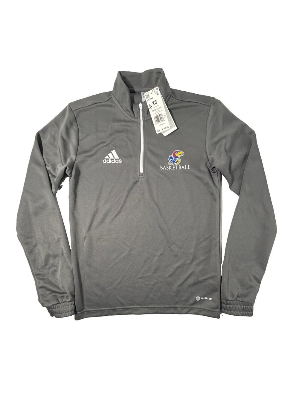 Adidas Men's Entrada 22 Training Top/Pullover - KU Jayhawks Basketball Size XS